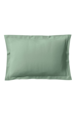Perkalkatoenen Kussensloop 80 Draad/cm² - Groen