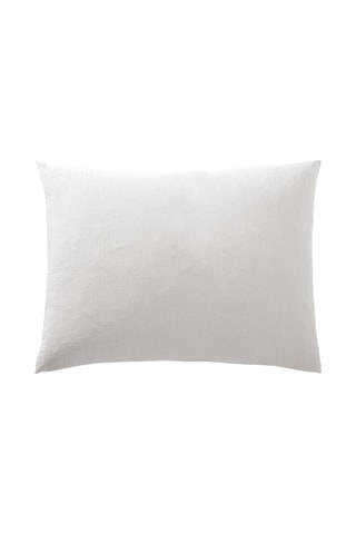 Taie d'oreiller en gaze de coton 57 fils/cm² Noah - Blanc