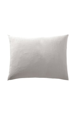 Taie d'oreiller en gaze de coton 57 fils/cm² Noah - Perle