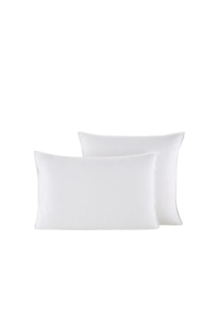 2 protège-taies en flanelle - Blanc