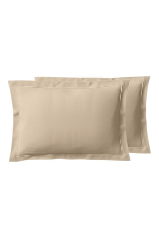 Perkalkatoenen Kussensloop 80 Draad/cm² - Linnenkleurig