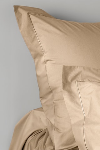 Perkalkatoenen Kussensloop 80 Draad/cm² - Linnenkleurig