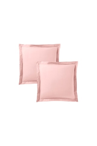 Taie d'oreiller en coton 57 fils/cm² - Rose