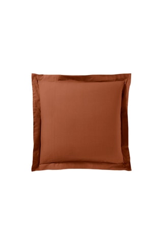 Taie d'oreiller en coton 57 fils/cm² - Paprika