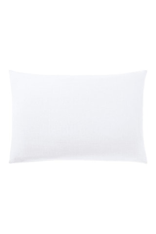 Taie d'oreiller en coton 57 fils/cm² - Blanc