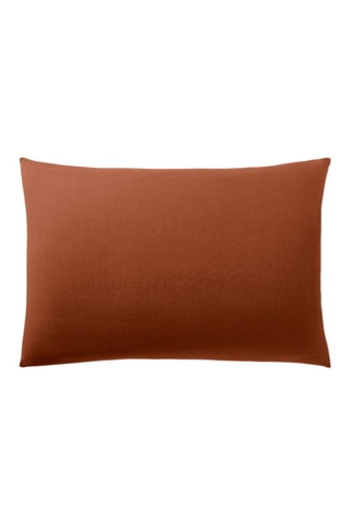Taie d'oreiller en coton 57 fils/cm² - Paprika 