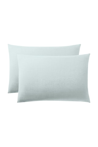 Taie d'oreiller en coton 57 fils/cm² - Menthe 