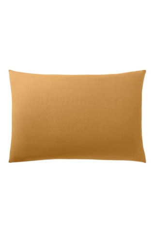 Taie d'oreiller en coton 57 fils/cm² - Miel 