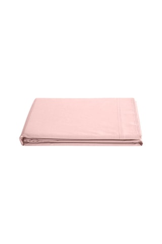 Drap plat en coton 57 fils/cm² - Rose