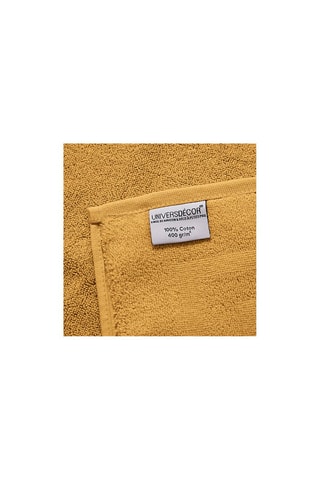 2 Serviettes Invite Eponge 100% Coton "Spa" 30 x 50 cm Mais