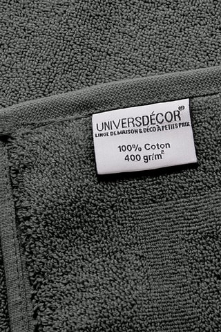 Serviette de toilette - Gris - 50 x 100 cm