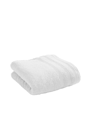 Serviette de toilette - Blanc - 50 x 100 cm