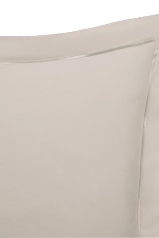 Taie d'oreiller en satin de coton 120 fils/cm² Prestige - Sable