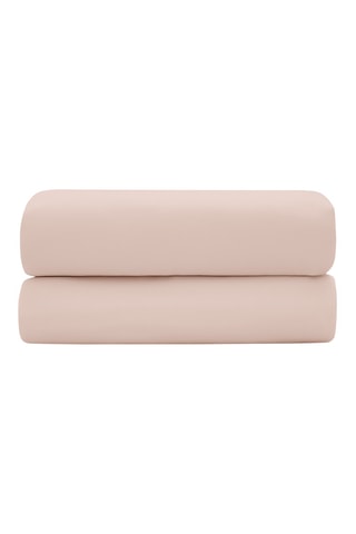Drap-housse en satin de coton 120 fils/cm² Prestige - Rose clair