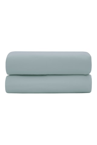 Drap-housse en satin de coton 120 fils/cm² Prestige - Céladon