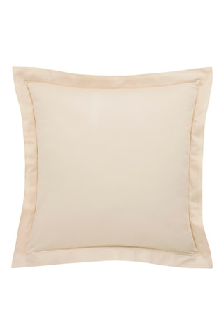 Taie d'oreiller en satin de coton 120 fils/cm² Prestige - Crème