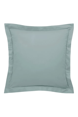 Taie d'oreiller en satin de coton 120 fils/cm² Prestige - Céladon 