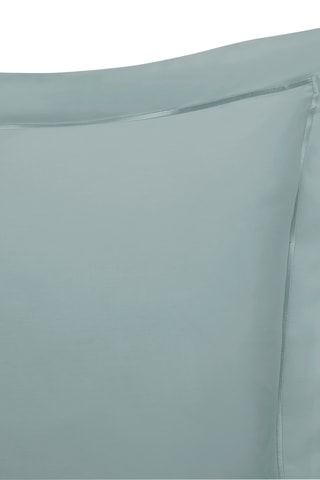 Taie d'oreiller en satin de coton 120 fils/cm² Prestige - Céladon 