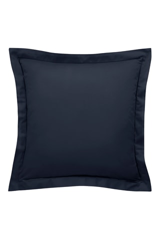 Taie d'oreiller en satin de coton 120 fils/cm² Prestige - Bleu nuit