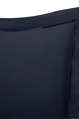 Taie d'oreiller en satin de coton 120 fils/cm² Prestige - Bleu nuit