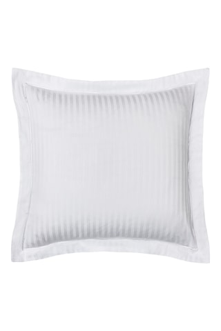 Taie d'oreiller en satin de coton 120 fils/cm² Prestige - Blanc