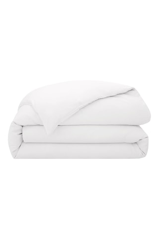 Housse de couette en satin de coton 120 fils/cm² Prestige - Blanc
