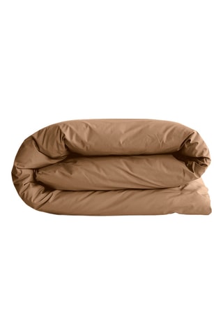 Housse de couette en coton 57 fils/cm² - Taupe