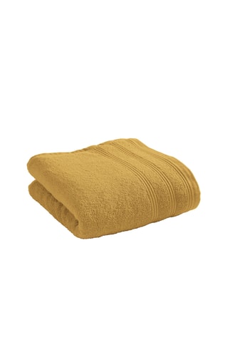 Serviette de toilette - Jaune - 50 x 100 cm