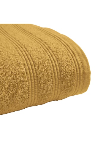 Serviette de toilette - Jaune - 50 x 100 cm