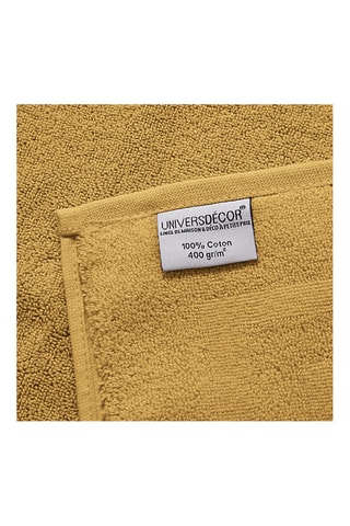 Serviette de toilette - Jaune - 50 x 100 cm