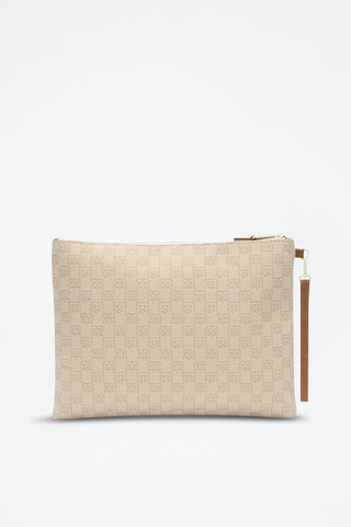 Pochette Monogram - Ecru - Jordan

