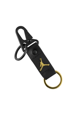 Porte-clés en cuir Jumpman Ingot - Noir - Jordan