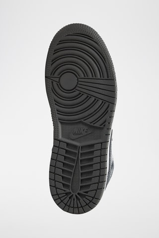 Baskets montantes en cuir Jordan 1 Mid - Noir et gris - Jordan