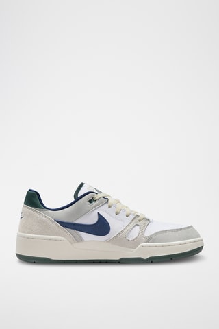 Nike Full Force Low em couro - Branco
