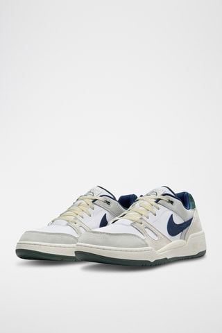 Nike Full Force Low em couro - Branco