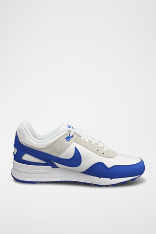  Nike Pegasus 89 en cuir - Blanc et bleu roi