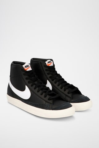  Nike Blazer Mid '77 Vintage en cuir - Noir