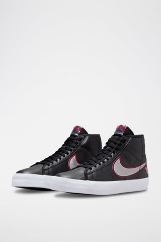 Nike Zoom Blazer Mid Pro GT en cuir - Noir