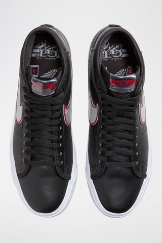 Nike Zoom Blazer Mid Pro GT en cuir - Noir