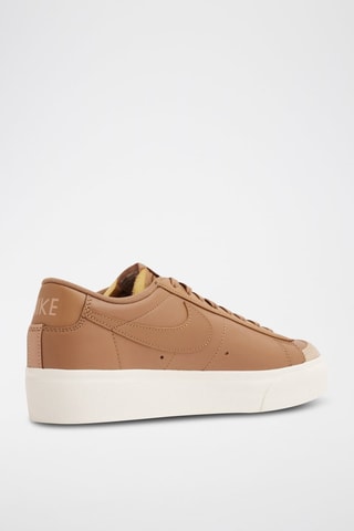  Nike Blazer Low en cuir - Marron