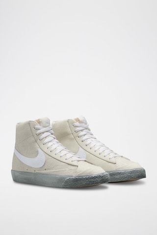  Blazer Mid ‘77 en cuir - Beige et blanc