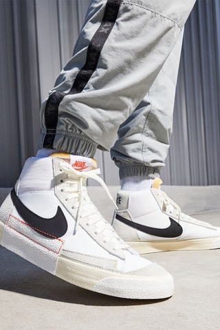 Nike Blazer Mid Pro Club en cuir - Blanc