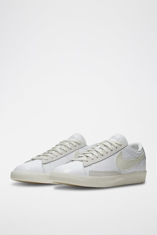  Blazer Low de couro - Branco