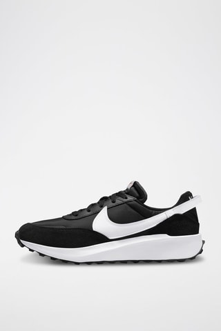 Nike Waffle Debut en cuir - Noir