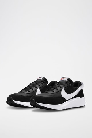 Nike Waffle Debut en cuir - Noir