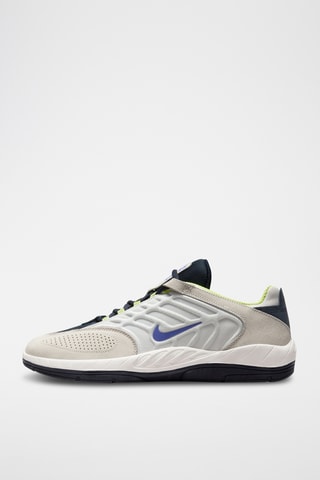 Vertebrae en cuir - Blanc et gris clair - Nike