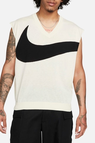 Pull Nike Swoosh - Blanc