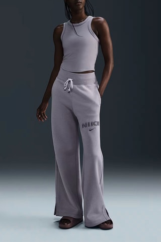 Pantalon regular polaire Phoenix - Violet - Nike