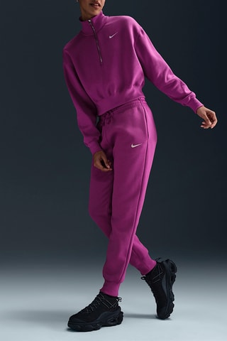 Pantalon regular polaire Phoenix - Fuchsia - Nike
