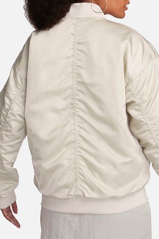 Bomber réversible Mini swoosh varsity - Marron